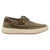 Outlet NATURAL WORLD Zapato náutico casual lona kaki confort