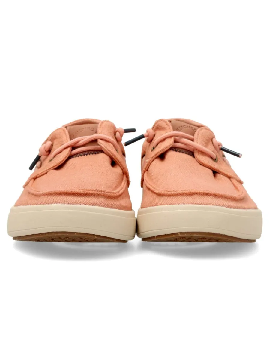 Discount NATURAL WORLD Zapato náutico lona casual hombre