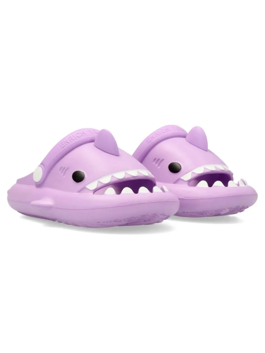 Outlet NICOBOCO Chancla de playa Sharklas purpura