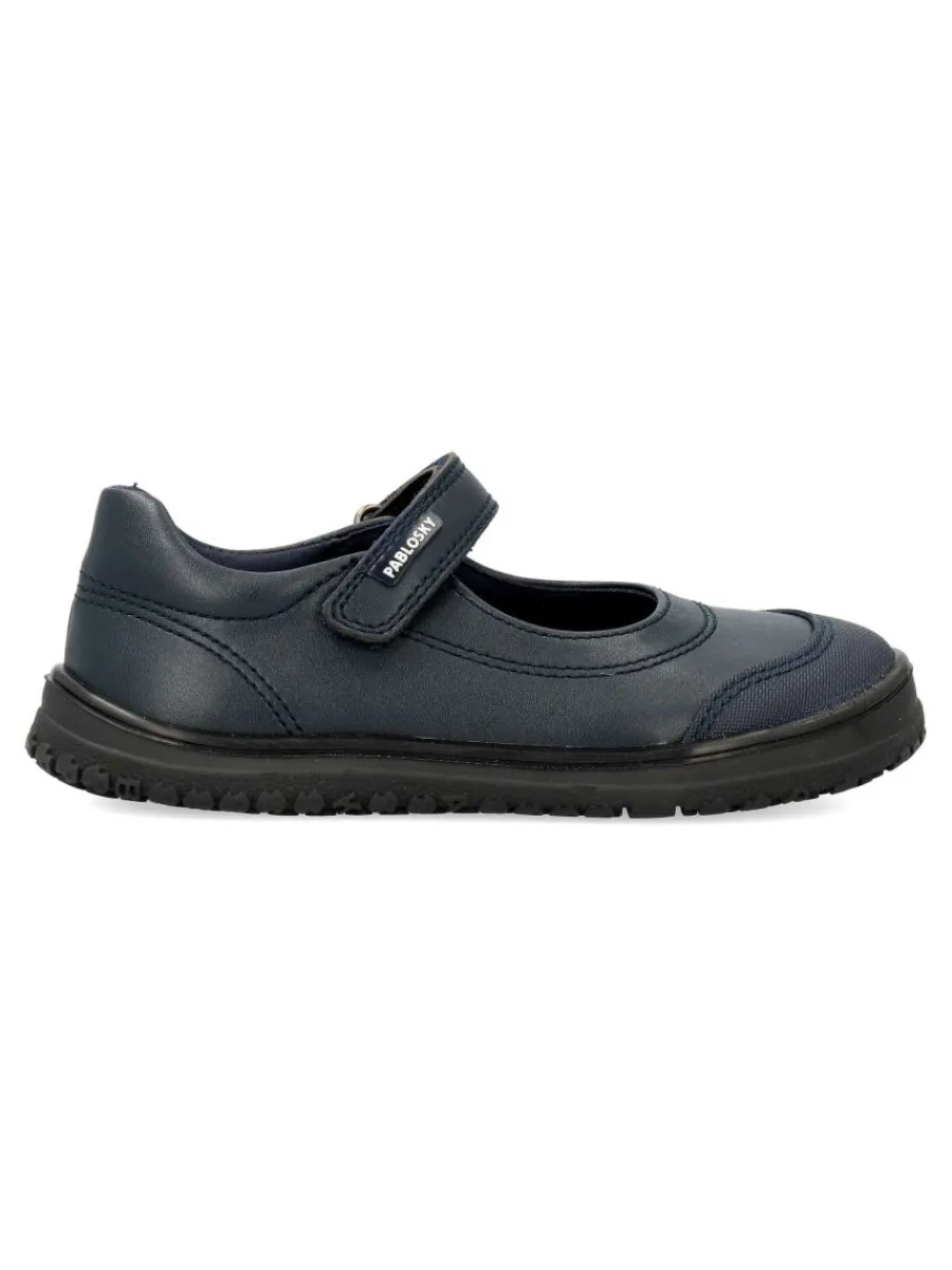 Outlet PABLOSKY Mercedita colegial piel velcro niña