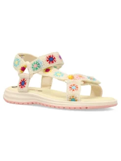 Discount PABLOSKY Sandalia casual crochet beige niña