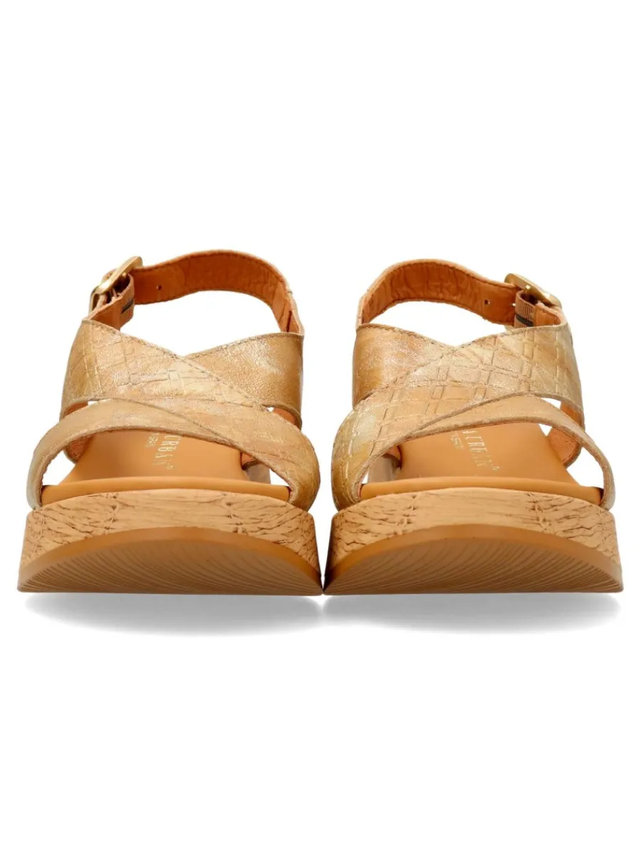 Best PAULA URBAN Sandalia casual elegante piel confort