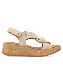Fashion PAULA URBAN Sandalia piel confort tiras cruzadas
