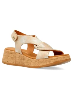Fashion PAULA URBAN Sandalia piel confort tiras cruzadas