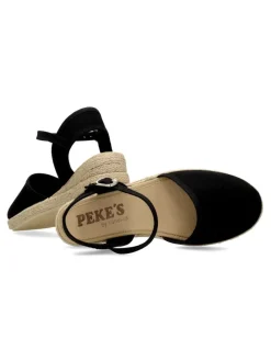 Best PEKE'S by Vanessa PEKES Alpargata valenciana cuña niña hebilla