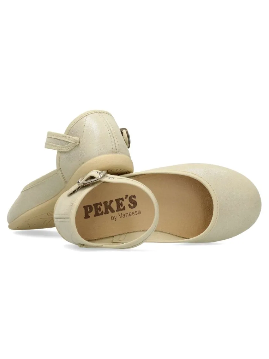 Fashion PEKE'S by Vanessa PEKES Bailarina de vestir hebilla confort niña
