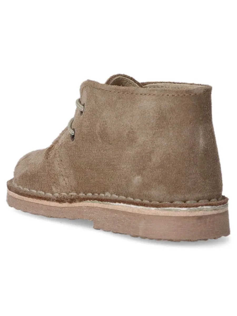 New PEKE'S by Vanessa PEKES Botita safari cordones piel BEN 100D TAN