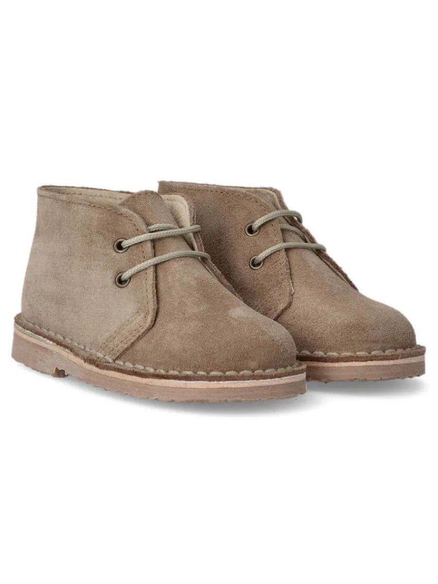 New PEKE'S by Vanessa PEKES Botita safari cordones piel BEN 100D TAN
