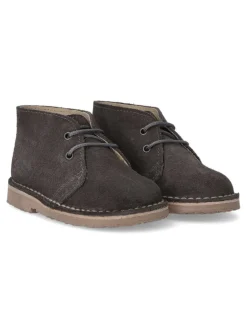 Clearance PEKE'S by Vanessa PEKES Botita safari piel serraje BEN 100D GRIS