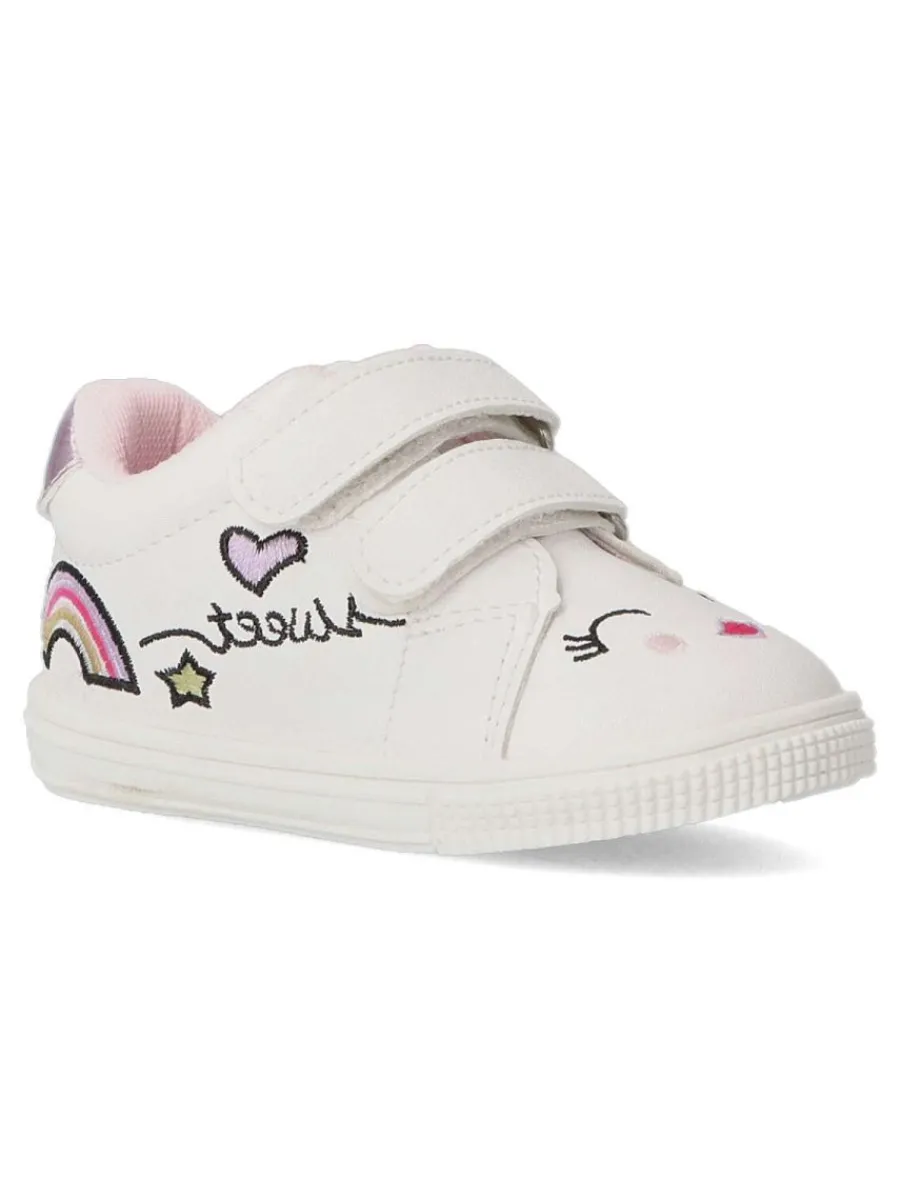 Outlet PEKE'S by Vanessa PEKES Deportiva casual bordado arcoíris niña