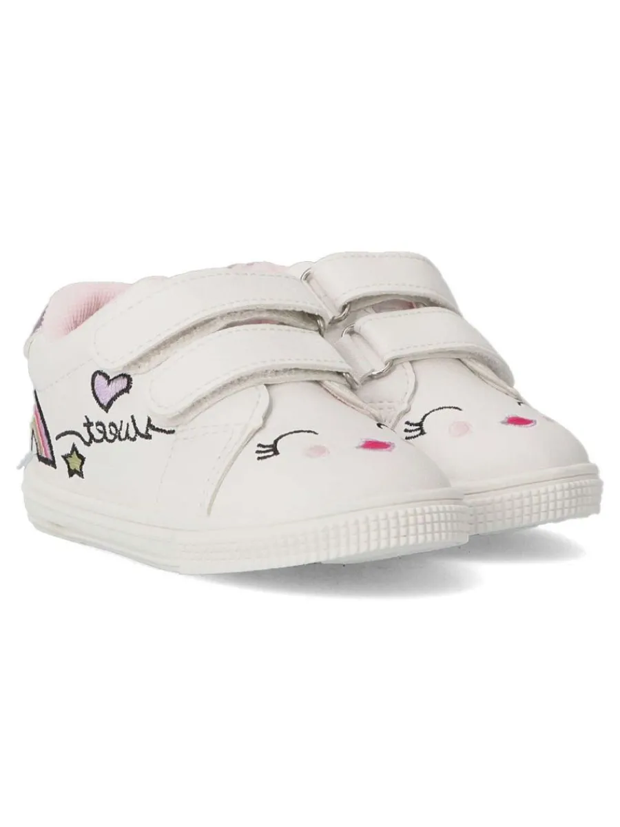 Outlet PEKE'S by Vanessa PEKES Deportiva casual bordado arcoíris niña
