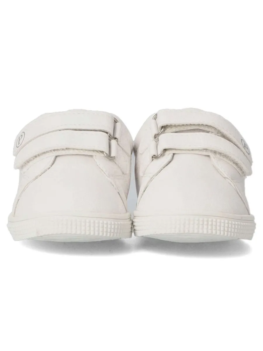 Discount PEKE'S by Vanessa PEKES Deportivo casual velcro niña PEK P1855 BLANCO