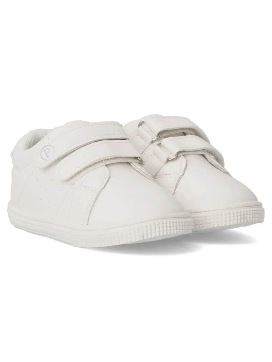 Discount PEKE'S by Vanessa PEKES Deportivo casual velcro niña PEK P1855 BLANCO