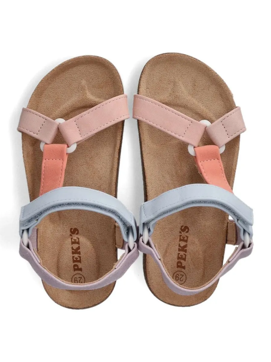 Discount PEKE'S by Vanessa PEKES Sandalia bio casual velcro niña