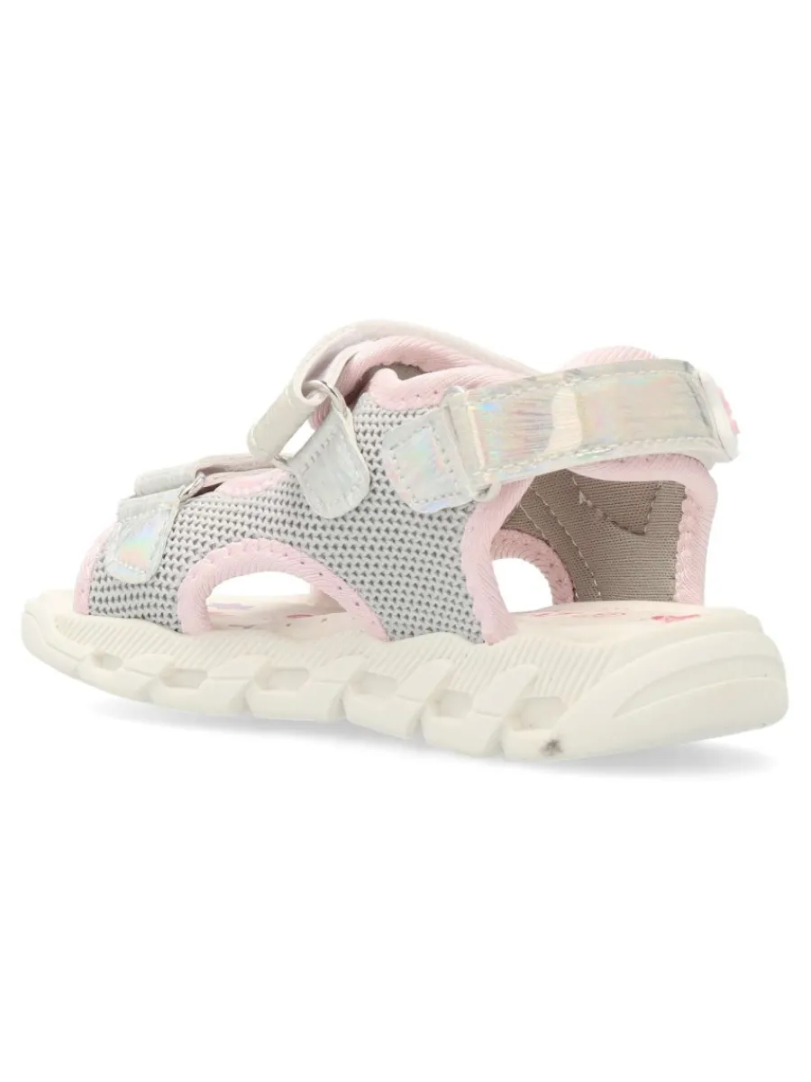 New PEKE'S by Vanessa PEKES Sandalia casual brillo y luces niña