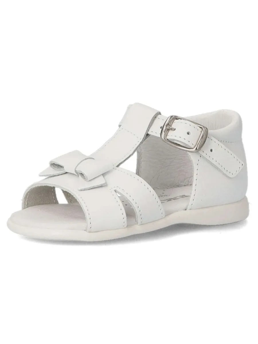 Best PEKE'S by Vanessa PEKES Sandalia cómoda de piel niña PET 10123C BLANCO