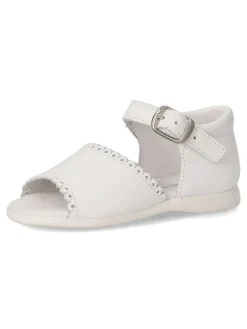 Fashion PEKE'S by Vanessa PEKES Sandalia cómoda de piel niña PET 3179C BLANCO