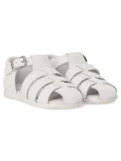 Sale PEKE'S by Vanessa PEKES Sandalia cómoda de piel niño PET 12179C BLANCO