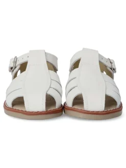 Clearance PEKE'S by Vanessa PEKES Sandalia de piel cómoda niño PET 3129C BLANCO
