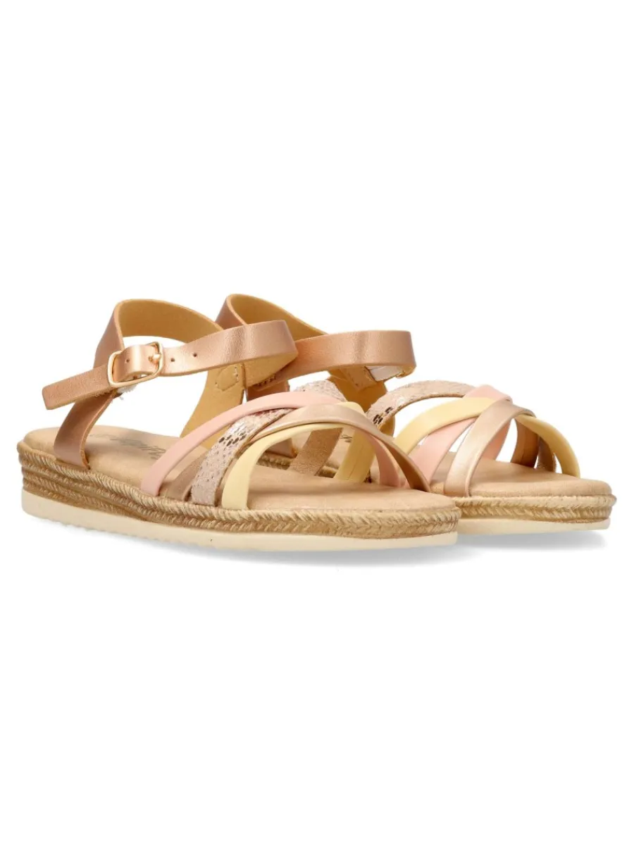 Sale PEKE'S by Vanessa PEKES Sandalia de vestir tiras multicolor