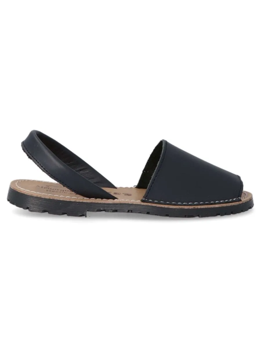 Discount PEKE'S by Vanessa PEKES Sandalia menorquina de piel IBI 550KL MARINO