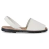Clearance PEKE'S by Vanessa PEKES Sandalia menorquina de piel IBI 550KL BLANCO