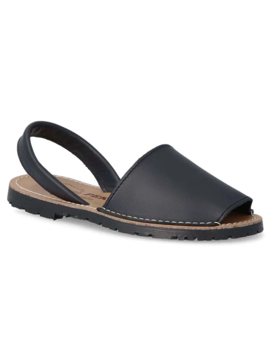 Discount PEKE'S by Vanessa PEKES Sandalia menorquina de piel IBI 550KL MARINO
