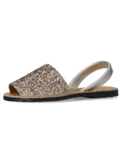 Sale PEKE'S by Vanessa PEKES Sandalia menorquina glitter niña