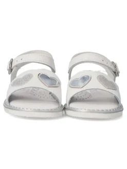 Online PEKE'S by Vanessa PEKES Sandalia piel hebilla niña PET 1060C05 BLANCO