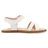 Clearance PEKE'S by Vanessa PEKES Sandalia respetuosa piel confort blanca