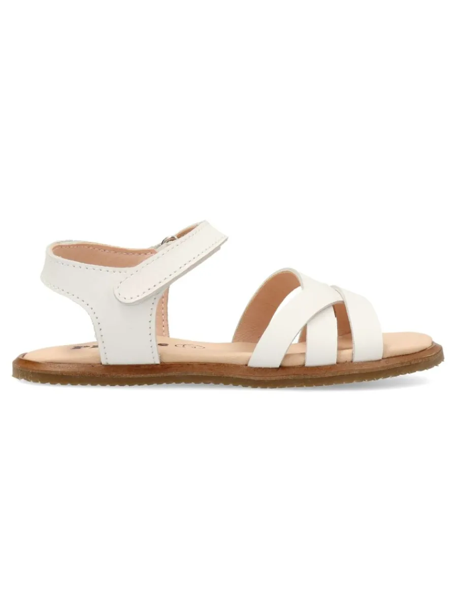 Discount PEKE'S by Vanessa PEKES Sandalia respetuosa piel blanca
