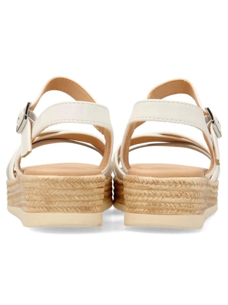 Fashion PEKE'S by Vanessa PEKES Sandalia tiras doble suela efecto yute