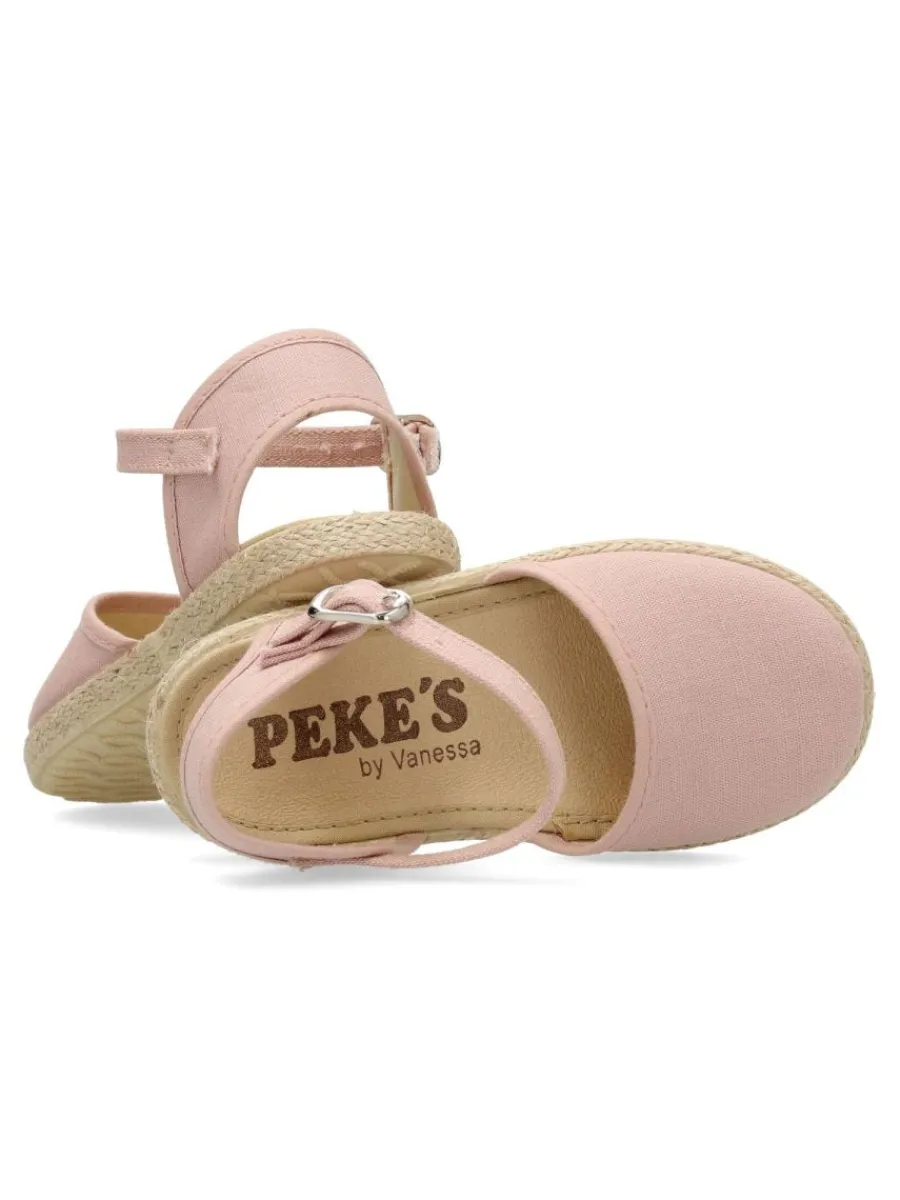 Discount PEKE'S by Vanessa PEKES Sandalia valenciana yute hebilla niña