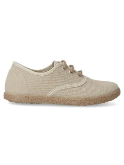 Fashion PEKE'S by Vanessa PEKES Zapatilla alpargata lino niño BAT 47631 TAUPE
