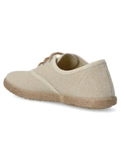 Fashion PEKE'S by Vanessa PEKES Zapatilla alpargata lino niño BAT 47631 TAUPE
