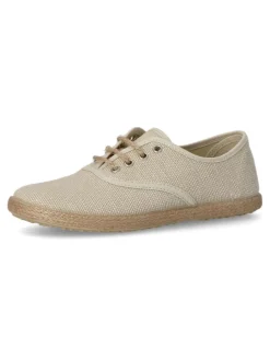 Fashion PEKE'S by Vanessa PEKES Zapatilla alpargata lino niño BAT 47631 TAUPE