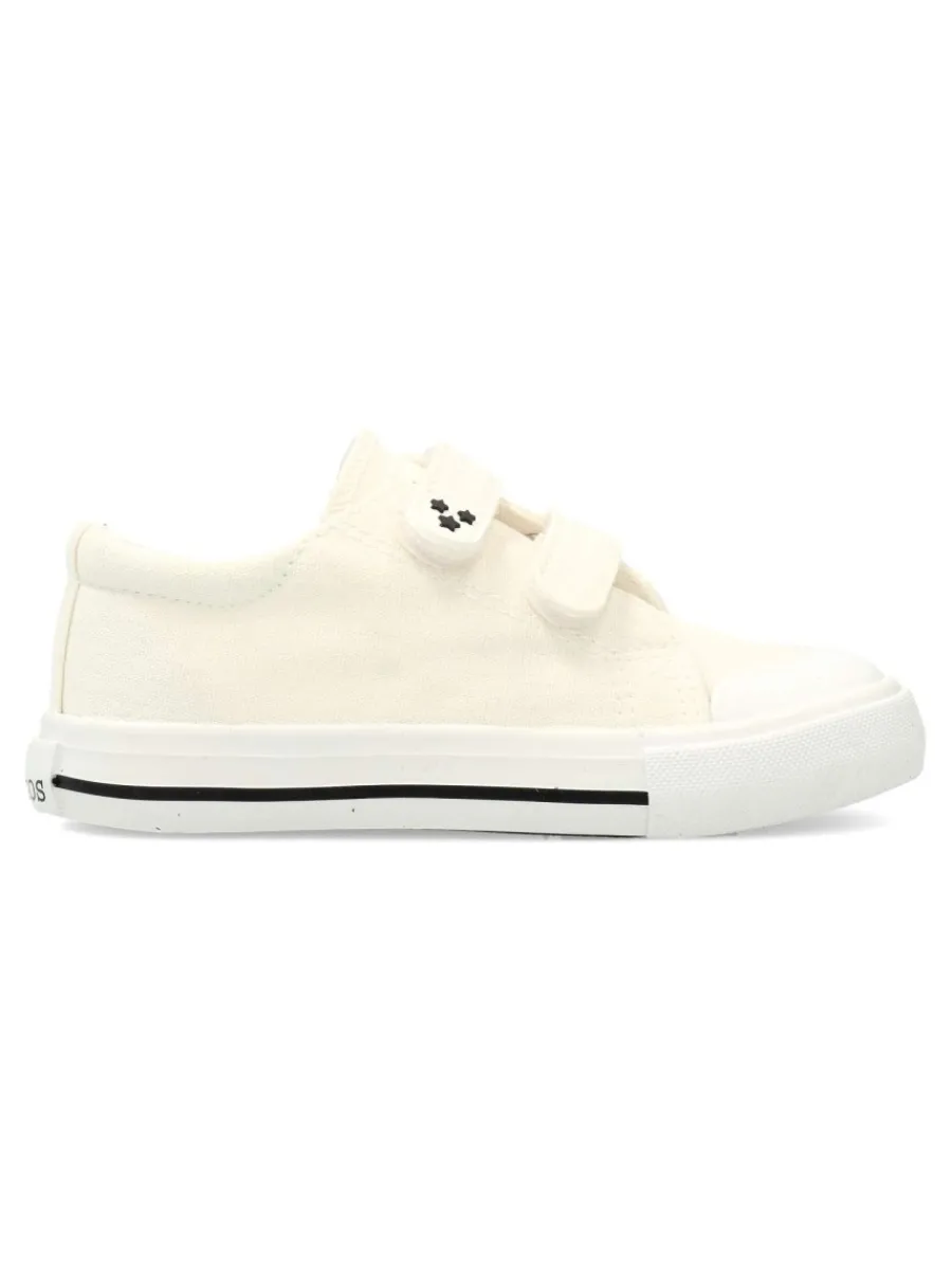 Best PEKE'S by Vanessa PEKES Zapatilla basket lona blanca