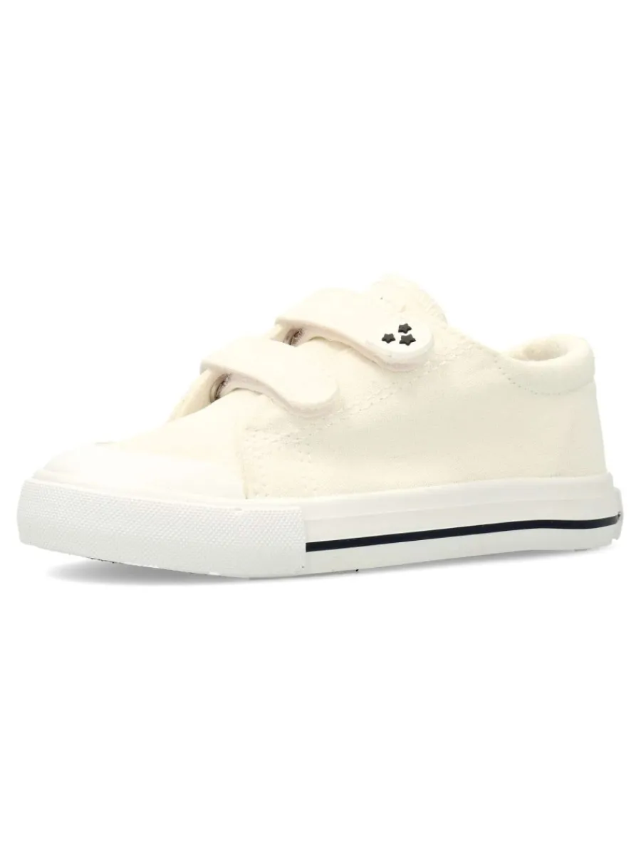 Best PEKE'S by Vanessa PEKES Zapatilla basket lona blanca