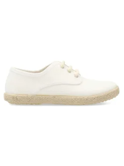 Discount PEKE'S by Vanessa PEKES Zapatilla blucher yute lino blanco