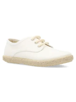 Discount PEKE'S by Vanessa PEKES Zapatilla blucher yute lino blanco