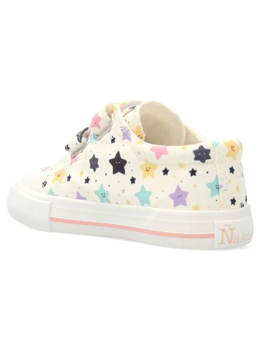 Hot PEKE'S by Vanessa PEKES Zapatilla de lona estrellas niña