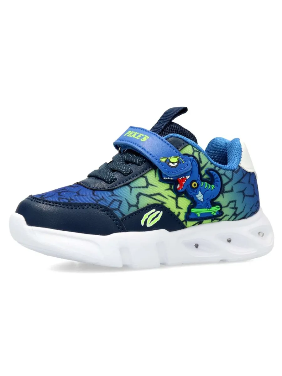 Sale PEKE'S by Vanessa PEKES Zapatilla deportiva Dinosaurio luces