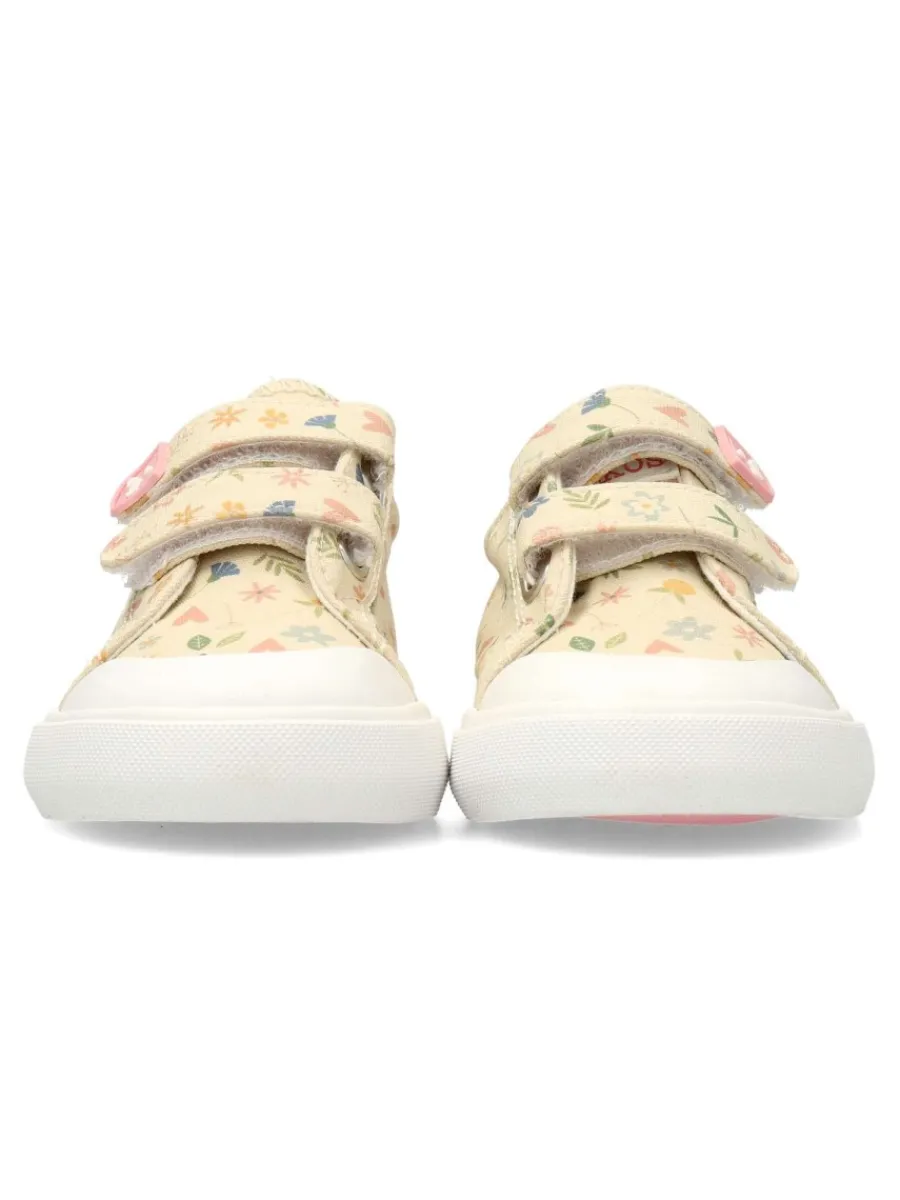 Fashion PEKE'S by Vanessa PEKES Zapatilla deportiva lona flores multicolor