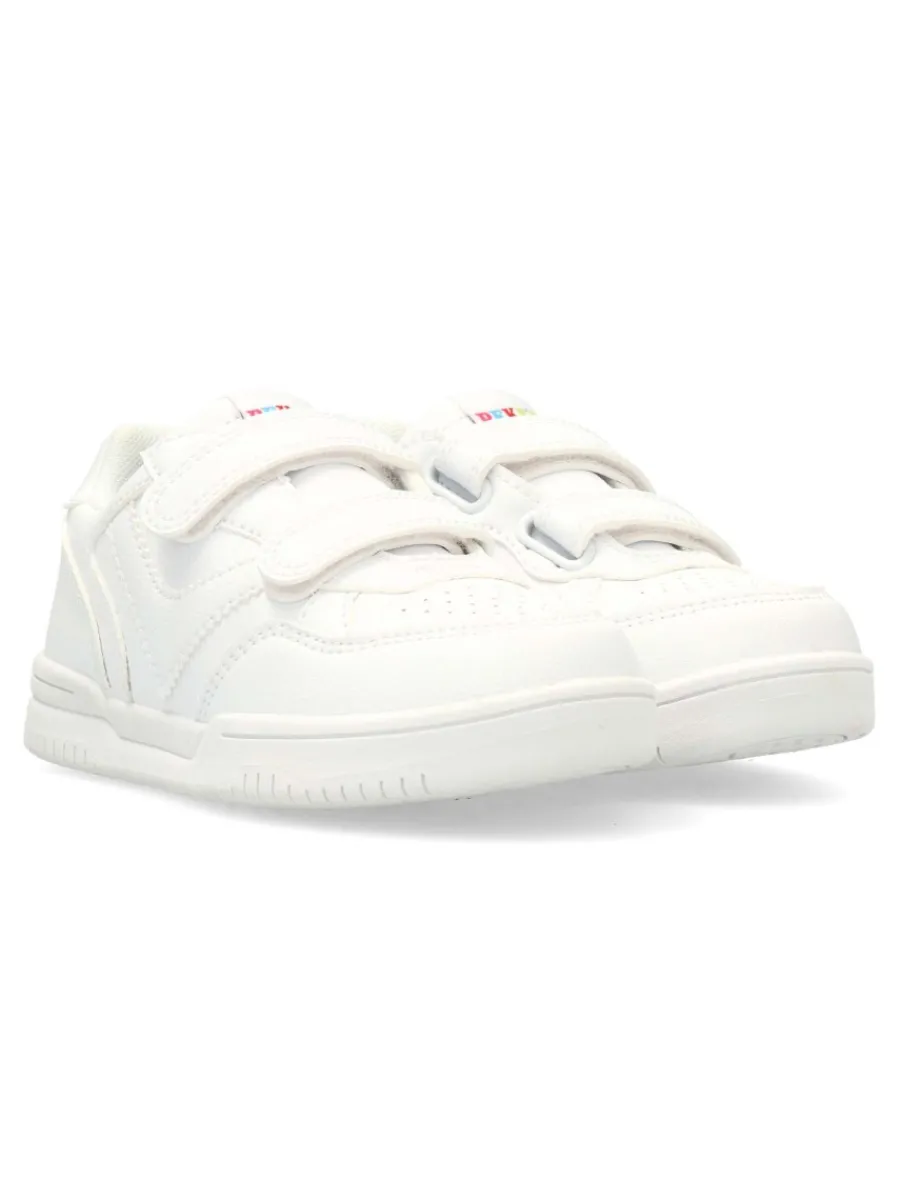 Clearance PEKE'S by Vanessa PEKES Zapatilla deportiva colegial blanca