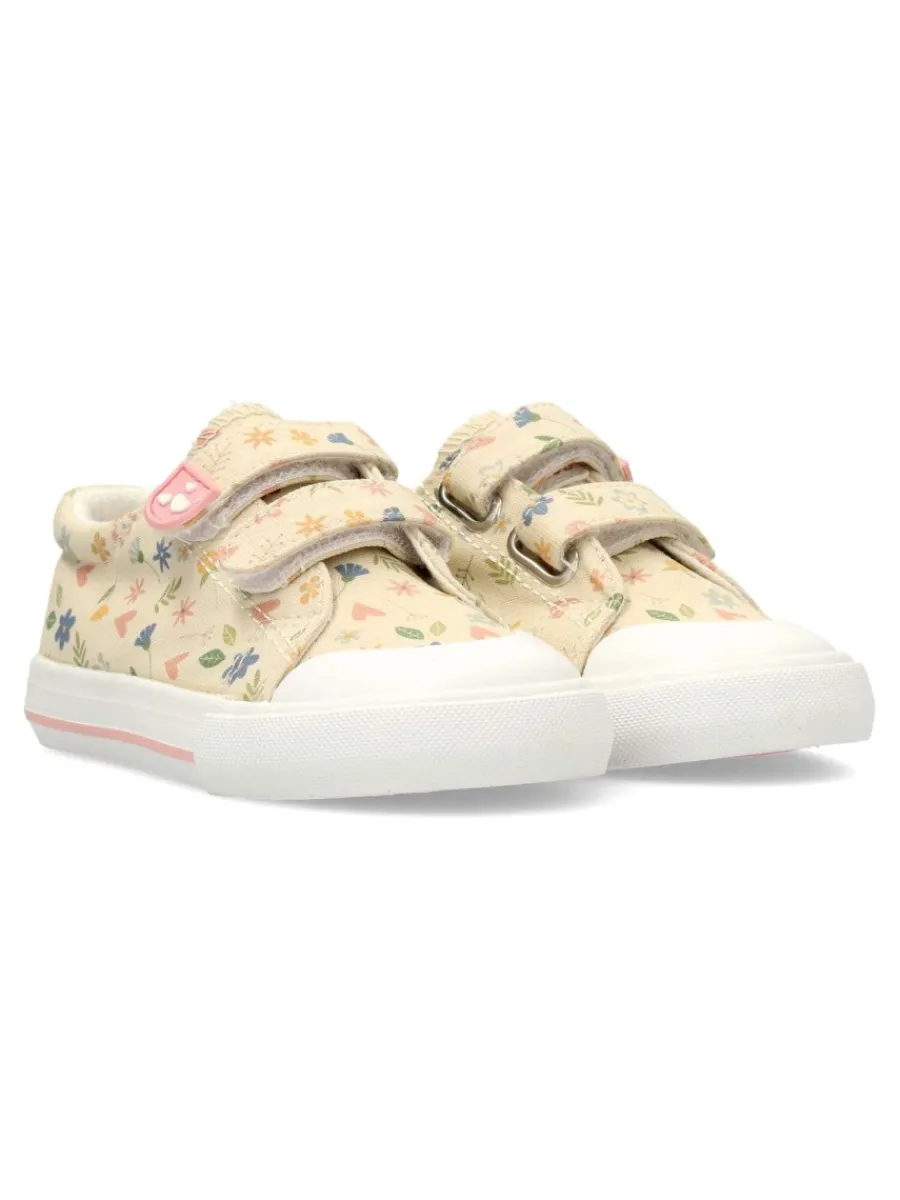 Fashion PEKE'S by Vanessa PEKES Zapatilla deportiva lona flores multicolor