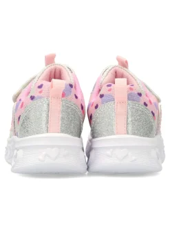 Clearance PEKE'S by Vanessa PEKES Zapatilla deportiva luces corazón glitter