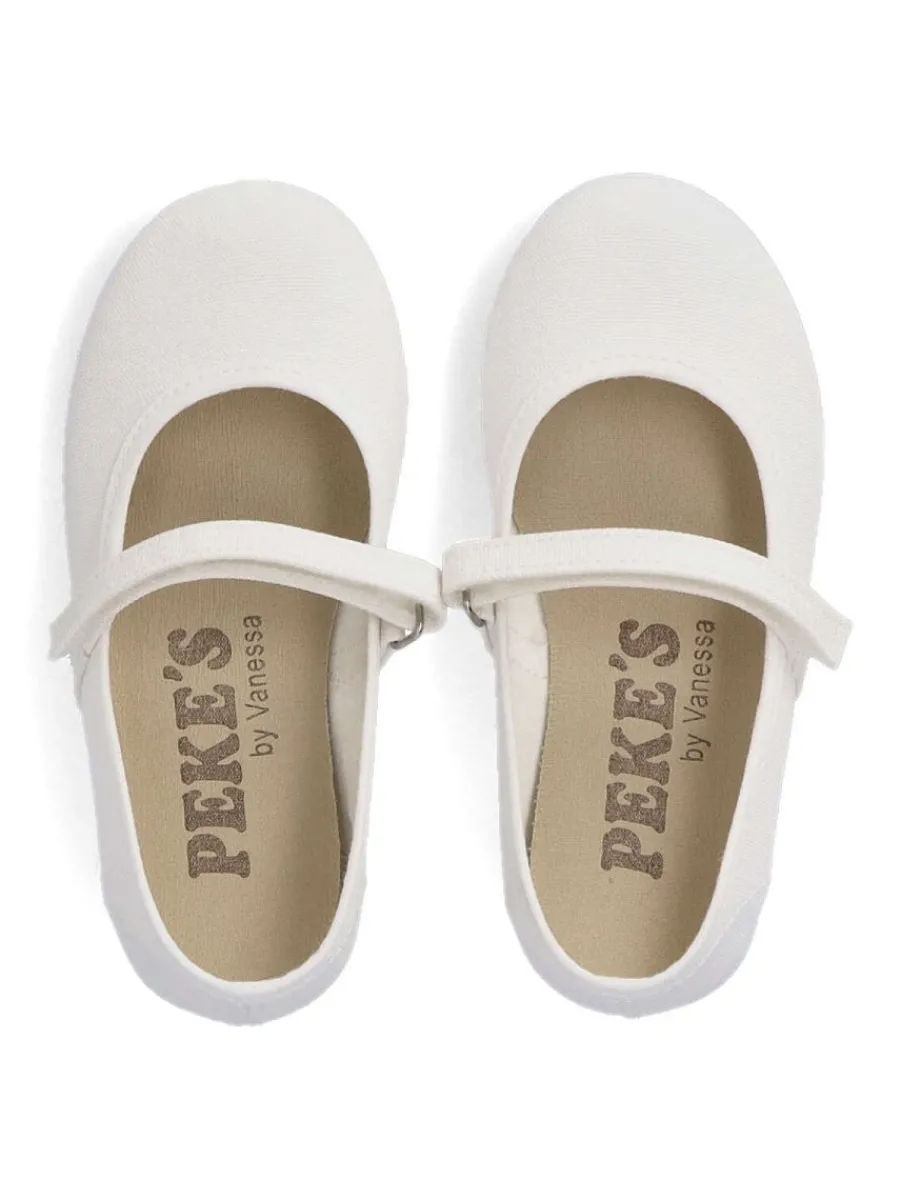 Online PEKE'S by Vanessa PEKES Zapato bailarina velcro lona