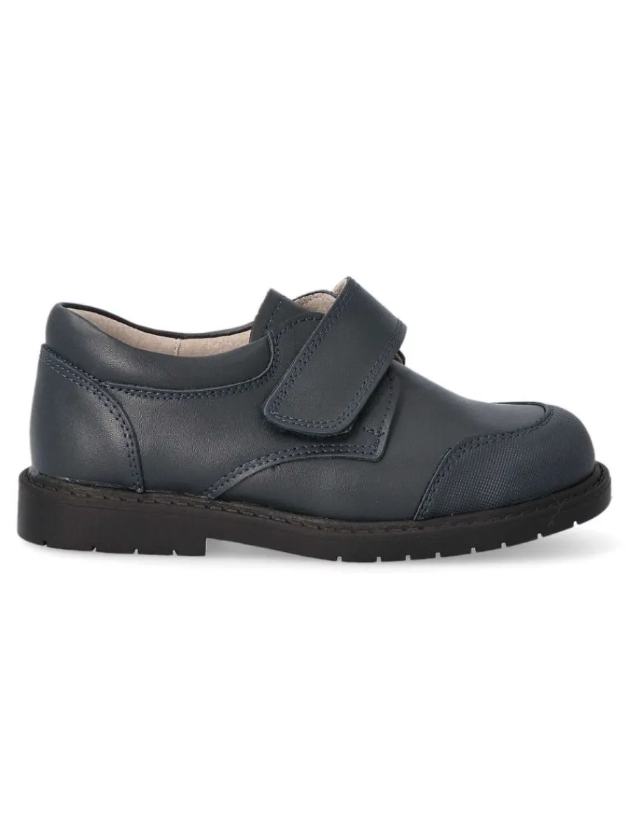 Fashion PEKE'S by Vanessa PEKES Zapato colegial velcro niño PEK P1653 MARINO