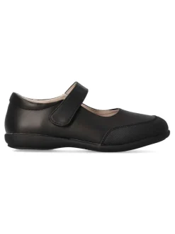 Online PEKE'S by Vanessa PEKES Zapato colegial velcro de niña PEK P005 NEGRO