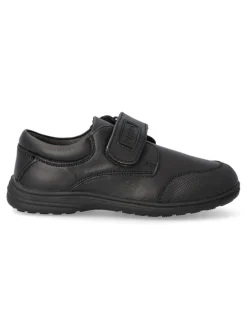 New PEKE'S by Vanessa PEKES Zapato colegial velcro de niño PEK P069 NEGRO